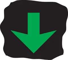 Lane open to vehicular traffic — UK road sign