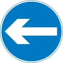 Road sign for question 9