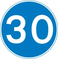 Road sign for question 16