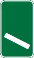 100 yards to a roundabout or the next point at which traffic may leave a primary route — UK road sign